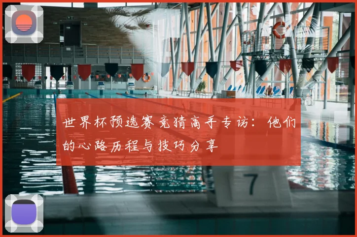 世界杯预选赛竞猜高手专访：他们的心路历程与技巧分享